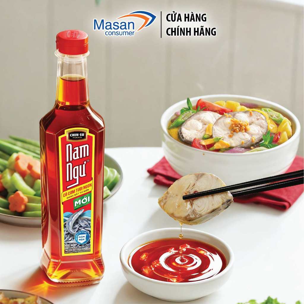 Combo 2 Nước mắm cá cơm Nam Ngư phiên bản thủy tinh mới 500ml