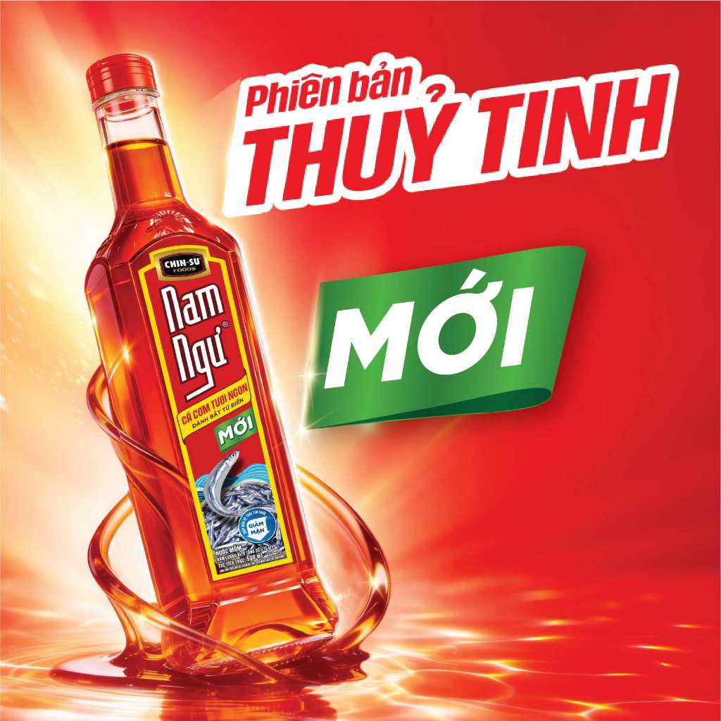 Combo 2 Nước mắm cá cơm Nam Ngư phiên bản thủy tinh mới 500ml