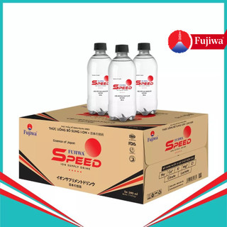 Thùng 24 Chai Fujiwa Speed 390ml - Nước uống bổ sung ion bù điện giải, bù khoáng dành cho người tập thể thao