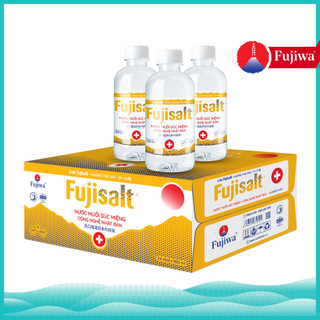 Thùng 24 Chai Nước Súc Miệng ION Muối Bạc Hà 300ml Fujisalt - Chăm sóc răng miệng, trắng răng, sát khuẩn giảm đau họng