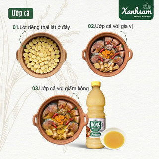 Giấm Bỗng Nếp 9CHUM 415ml/ 700ml - Xanhsam Natural & Organic