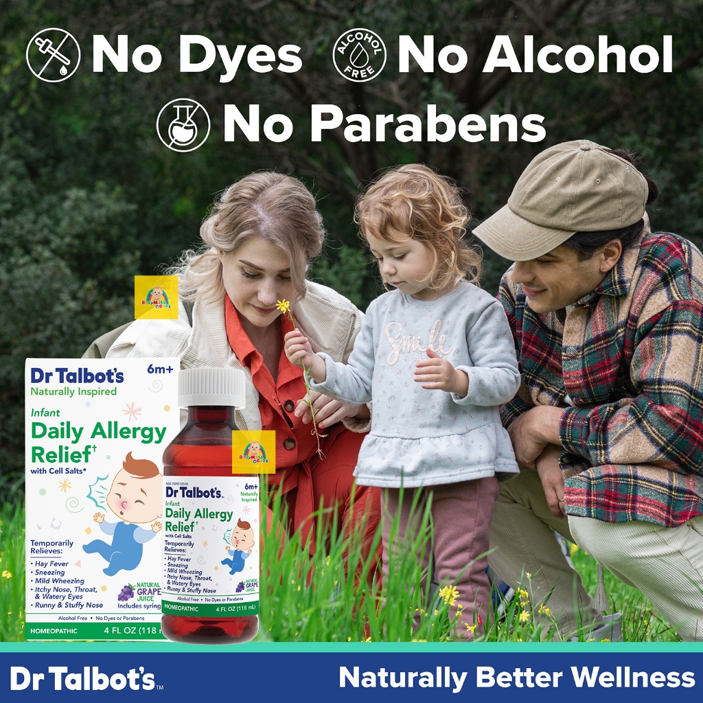 Thực Phẩm Bảo Vệ Sức Khỏe Talbot’s Infant Daily All.ergy Relief 6M+ 118ml | Babymall & Care