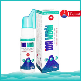 Xịt Mũi ION Muối Nano BạcChai 90ml dung dịch vệ sinh mũi với công nghệ ion kiềm và tinh dầu bạc hà - Thông Mũi Không Rát