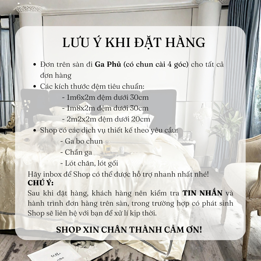(L428) Set Vỏ Chăn Ga Gối Gấm 4 Món Memminbedding Luxury Phong Cách Hiện Đại Sang Trọng Chất Liệu Gấm Dệt