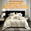 Set Vỏ Chăn Ga Gối Gấm 4 Món Memminbedding Luxury Phong Cách Hiện Đại Sang Trọng Chất Liệu Gấm Dệt