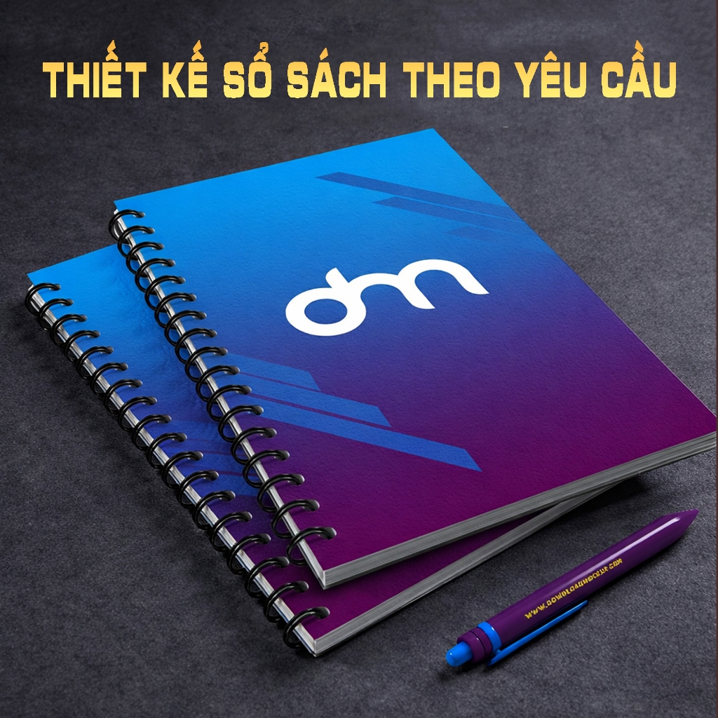 Sổ Tay A5 Thiết Kế Theo Yêu Cầu – In LOGO Doanh Nghiệp, Sổ Tay Quà Tặng Đẹp