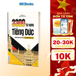 Sách - 3300 từ vựng tiếng Đức theo chủ đề dành cho người mới bắt đầu