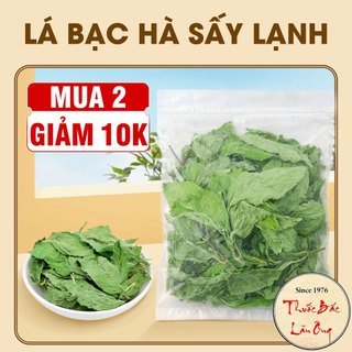 Lá bạc hà sấy lạnh 1kg, trà bạc hà sạch thơm giúp thơm miệng, giảm căng thẳng, xông hơi giải cảm