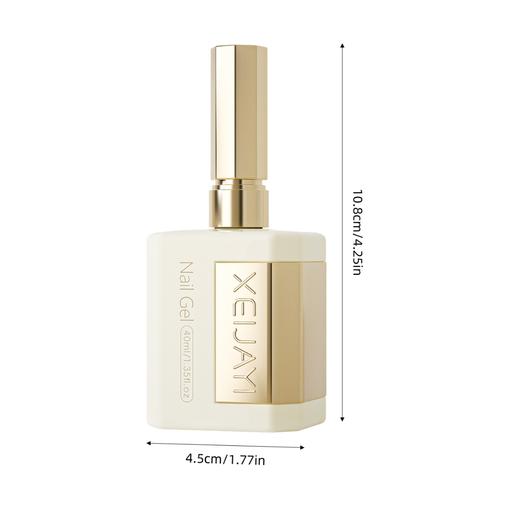 XEIJAYI 40ml - Sơn móng tay dạng gel màu xanh bạc hà và xanh công, rực rỡ và bền màu, phù hợp cho mọi mùa.