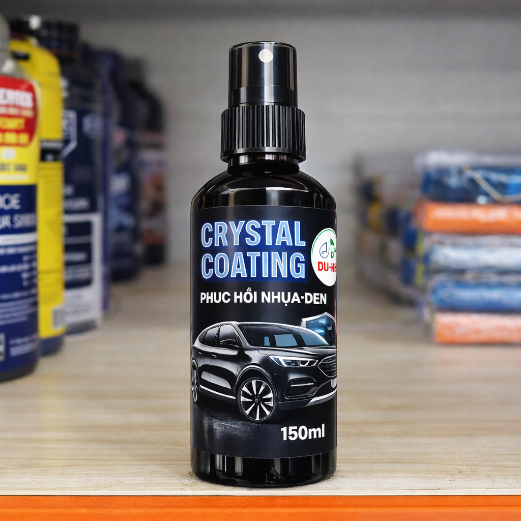 Dung Dịch Phục Hồi Nhựa DUHA 150ml –  Làm Mới Nhựa Xe Ô Tô Xe Máy, Làm Đen Nhựa Bạc Màu