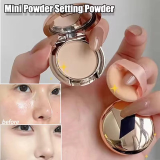 Phấn Phủ Dạng Nén Mini kiểm soát dầu thiết lập che khuyết điểm makeup lâu dài