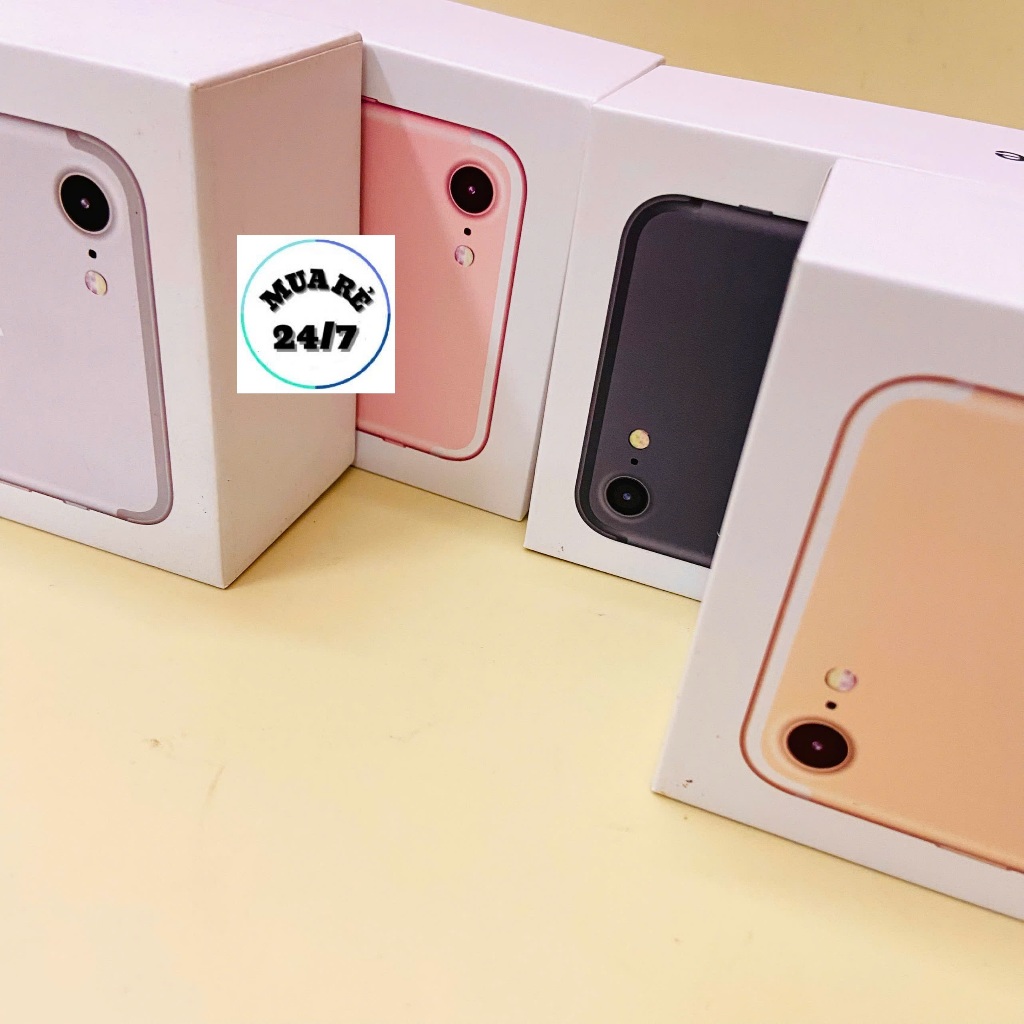 (Box) Hộp đựng 7G , 7plus màu đỏ, đen, vàng, hồng, trắng, tặng cây lấy sim