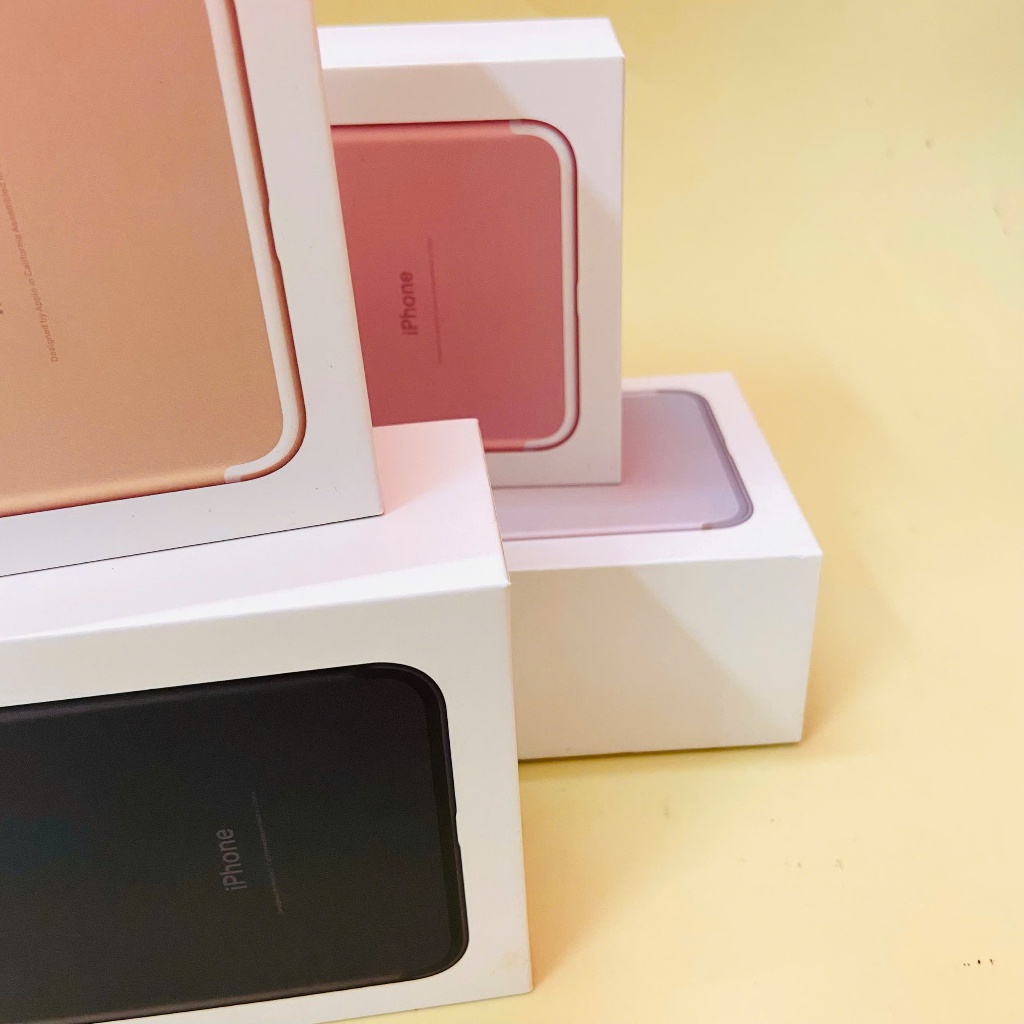 (Box) Hộp đựng 7G , 7plus màu đỏ, đen, vàng, hồng, trắng, tặng cây lấy sim
