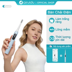 Airuidu Pure20 Bàn chải điện Lông bàn chải mềm 4 chế độ Chống nước IPX7 Cổng sạc Type-C