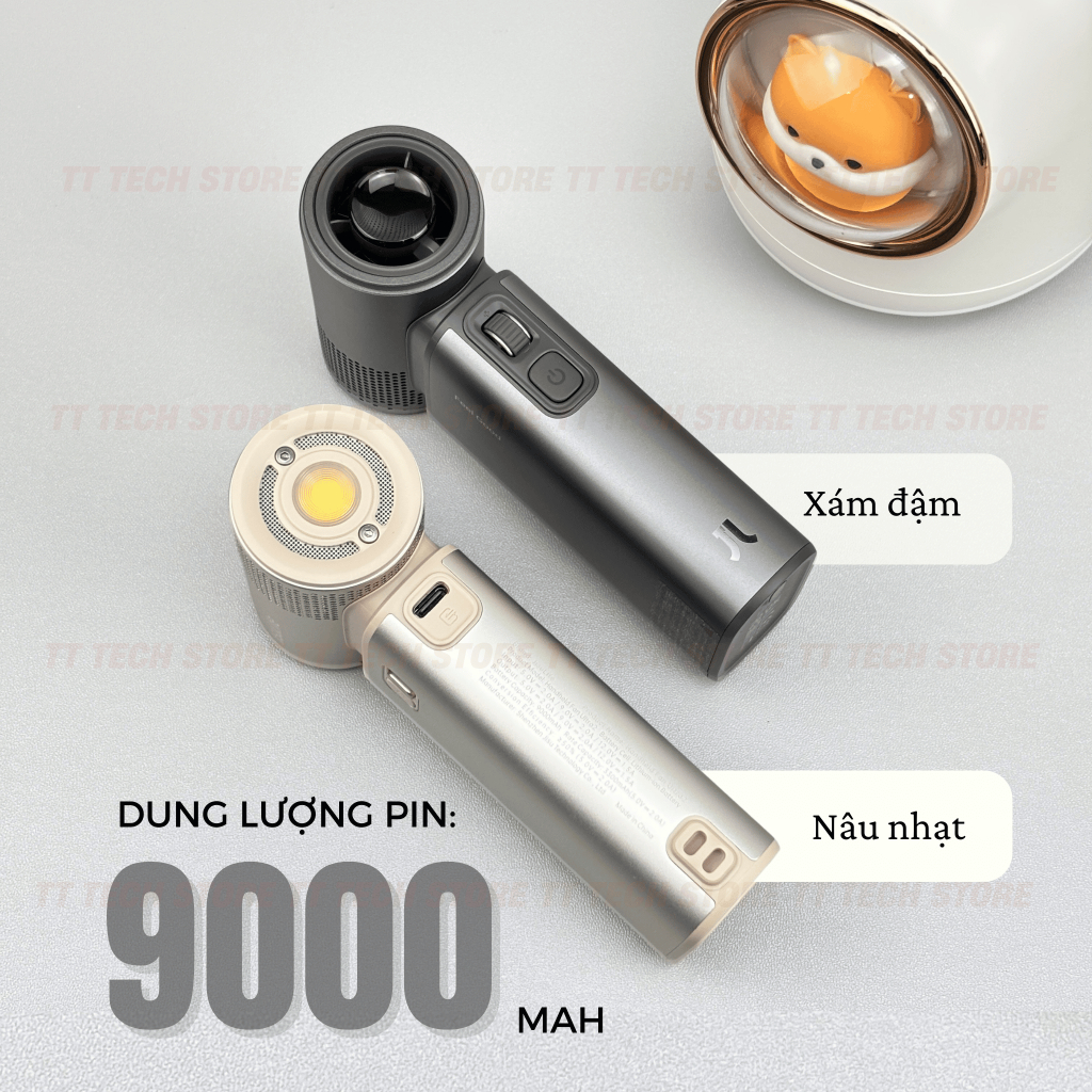 Quạt cầm tay Jisulife Handheld Fan Ultra 2, pin 9.000mAh, 100 mức gió, giảm ồn gấp 3 lần, cảm biến gió 17m/s | BigBuy360 - bigbuy360.vn