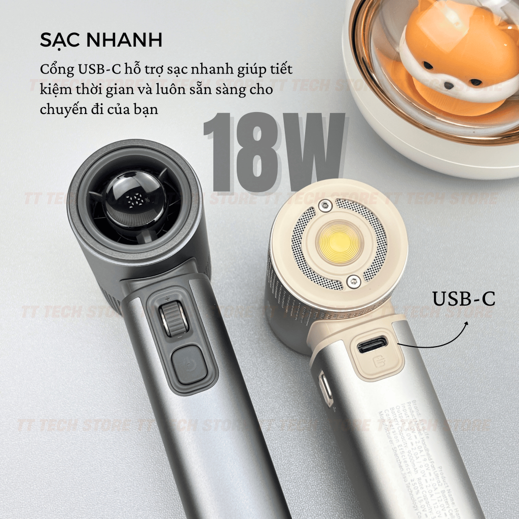 Quạt cầm tay Jisulife Handheld Fan Ultra 2, pin 9.000mAh, 100 mức gió, giảm ồn gấp 3 lần, cảm biến gió 17m/s | BigBuy360 - bigbuy360.vn