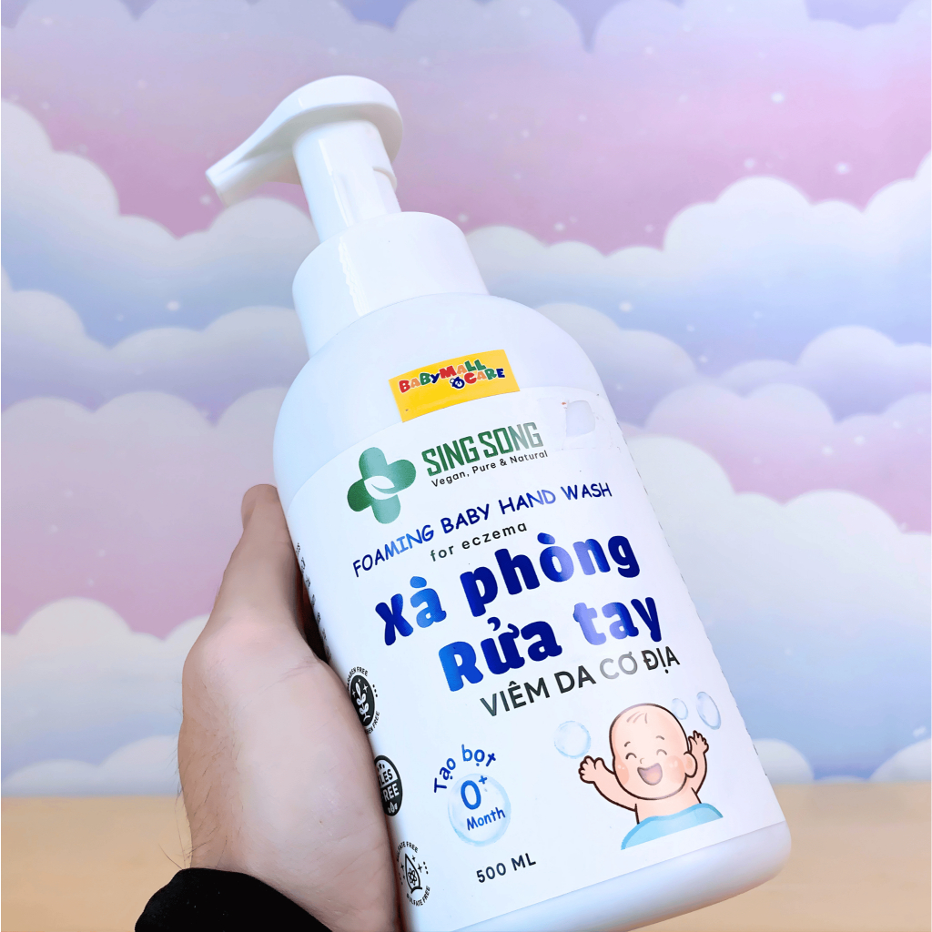 Xà Phòng Rửa Tay Tạo Bọt  Sing Song Foaming Baby Hand Wash Cho Da Nhạy Cảm Chai 500ML |Babymall&Care