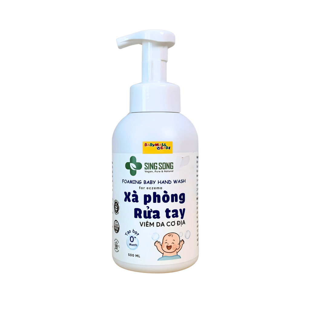 Xà Phòng Rửa Tay Tạo Bọt  Sing Song Foaming Baby Hand Wash Cho Da Nhạy Cảm Chai 500ML |Babymall&Care
