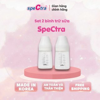 Bộ 2 Bình Trữ Sữa Spectra 160ml – Giúp Mẹ Bảo Quản Sữa Mẹ Gọn Gàng Và Tiện Lợi