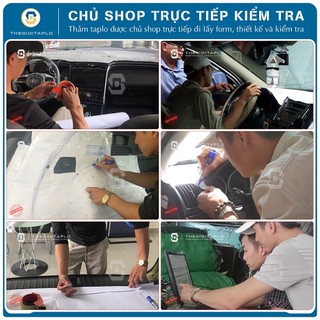 [Vinfast EC VAN] Thảm taplo oto da Nano Blockers UV, 3D Flare, Nhung lông tuyết viền Ziczac chống cong vênh-Thegioitaplo