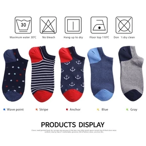 Tất đi giày lười công sở họa tiết Sợi Cotton kháng khuẩn thấm hút và hạn chế mùi hôi