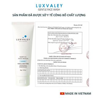 Sữa rửa mặt Luxvaley dành cho học sinh da mụn tuổi dậy thì