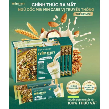 Bột Ngũ Cốc Dinh Dưỡng Min Min 500g - Ngũ Cốc Dinh Dưỡng Mẫu Mới