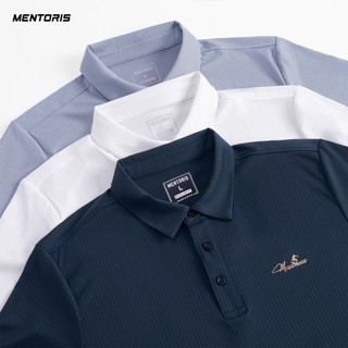 Áo Polo Nam Mentoris Cao Cấp Vải Nylon Spandex Co Giãn, Thoáng Khí, Áo Polo Công Sở Lịch Lãm MPL2604