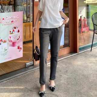 Quần Baggy Nữ JASEY Công Sở Cạp Cao Chất Tuytsi Co Dãn Thoải Mái Thoáng Mát 5527
