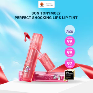 Son tint xăm môi TONYMOLY Perfect Lips Shocking Lâu trôi Chống nước 4g