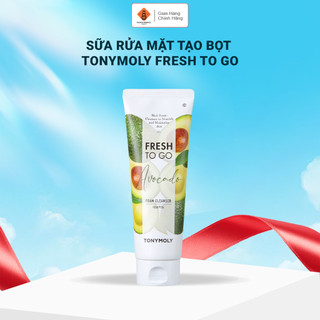 Sữa rửa mặt TONYMOLY chiết xuất bơ Fresh To Go Avocado, làm sạch sâu, nuôi dưỡng da mềm mịn 170ml