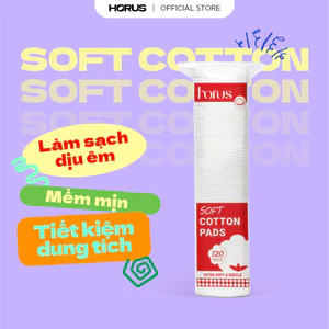 Horus Bông tẩy trang Soft Cotton Pads 120 pads