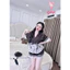 Đùi pijama phom áo raplan lụa latin mềm nhẹ mát