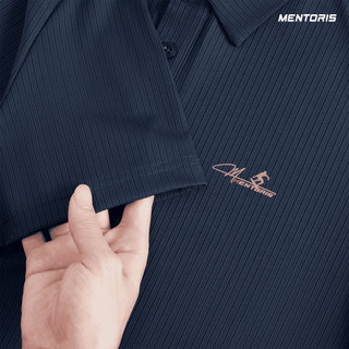 Áo Polo Nam Mentoris Cao Cấp Vải Nylon Spandex Co Giãn, Thoáng Khí, Áo Polo Công Sở Lịch Lãm MPL2604