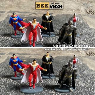 Set 5 mô hình nhân vật siêu anh hùng DC mini cao cấp, xuất dư không hộp - Đồ chơi BEE VNXK