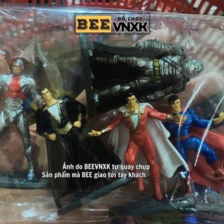 Set 5 mô hình nhân vật siêu anh hùng DC mini cao cấp, xuất dư không hộp - Đồ chơi BEE VNXK