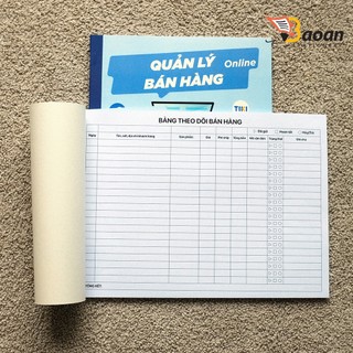 SỔ NHẬP HÀNG / BÁN HÀNG KHỔ A4 GIẤY DÀY, BÌA IN MÀU ++++