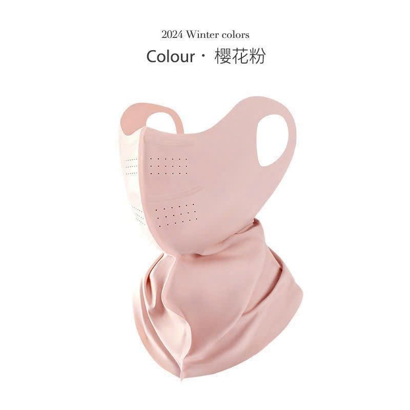 Khẩu Trang Chống Nắng Kèm Khăn Che Cổ UPF50+ – Khẩu Trang Chống Tia UV Che Kín Mặt Cổ, Vải Mát Lạnh Thoáng Khí Cho Nam N