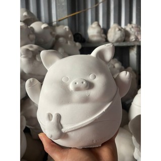 [Khi mua từ 2 tượng tặng một dây màu 6] Tượng thạch cao tô màu cho bé thoả sức sáng tạo