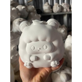 [Khi mua từ 2 tượng tặng một dây màu 6] Tượng thạch cao tô màu cho bé thoả sức sáng tạo