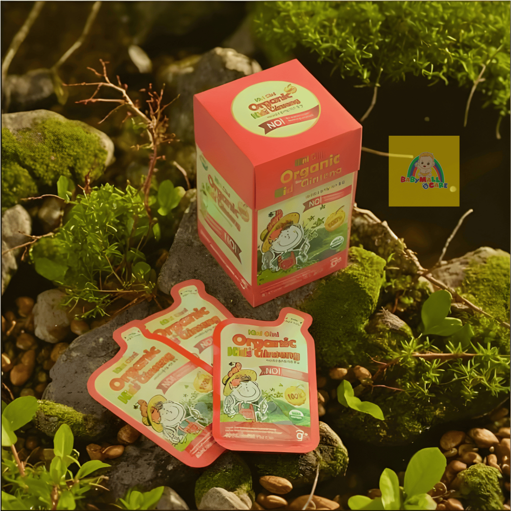 Nước Hồng Sâm Hữu Cơ Kini Gini Organic Kids Red Ginseng 40ml Bổ Sung Dưỡng Chất Cho Bé|Babymall&Care