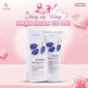 Tẩy Da Chết Arrahan Aroma Peeling Gel - Hương Oải Hương Hỗ Trợ Da Sáng, Mịn Màng Hàn Quốc 180ml