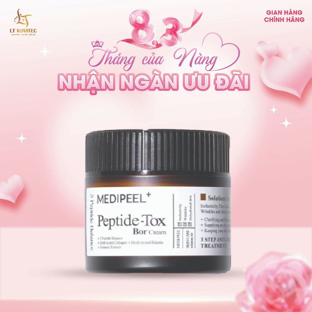 Combo Kem Dưỡng Chống Lão Hóa Và Serum Medipeel Nâng Cơ, Làm Mờ Nếp Nhăn, Duy Trì Làn Da Mềm Mại Da