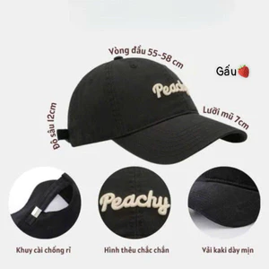 MŨ THỜI TRANG PEACHY FORM ĐẸP