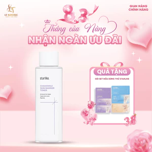 Nước Cân Bằng Dưỡng Ẩm, Toner Cân Bằng PH Chamomile – Starlike Skin Barrier Toner Làm Dịu Nàn Da Nhạy Cảm 210ml
