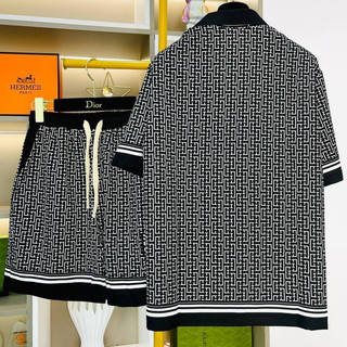 bộ đồ cộc tay nam in họa tiết dáng suông siêu thoáng mát, bộ quần áo sơ mi nam chất lụa cao cấp N48