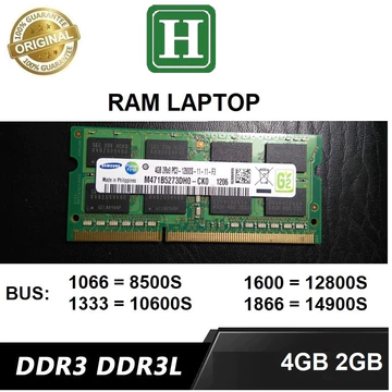 Ram laptop 4gb, 2gb DDR3, DDR3L bus 1600, 1333, 1066 dùng cho laptop - bảo hành 6 tháng