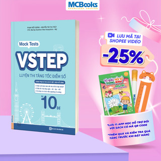 Sách - VSTEP Mock Tests – Bộ 10 Đề Luyện Thi Tăng Tốc Điểm Số