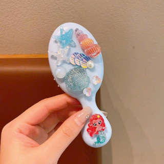 Lược Chải Tóc Tiên Cá Cho Bé Gái, Nhiều Màu Sắc Và Charm Kiểu Dáng Đáng Yêu, Chất Liệu An Toàn, Dụng Cụ Làm Đẹp Cho Bé