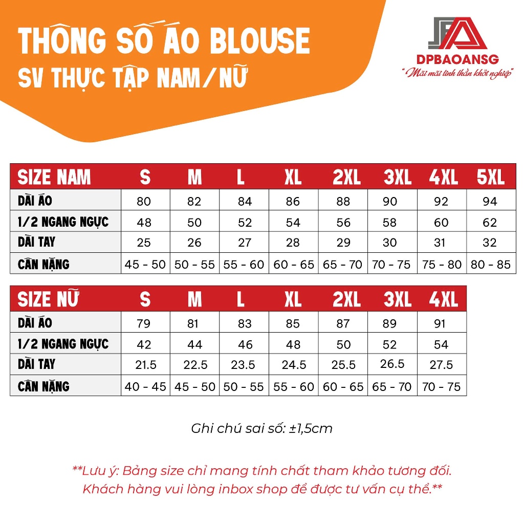 Áo Blouse Gắn Cầu Vai Xanh Cho Sinh Viên Y Khoa, Thực Tập Sinh - Tay Ngắn Cổ Trụ, Vải Ford Dày Dặn
